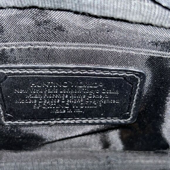 Hunting World Black Leather Crossbody Bag - Picture 9 of 14